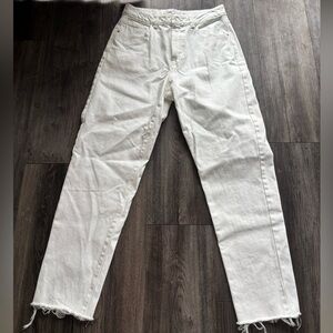 Zara White Jean